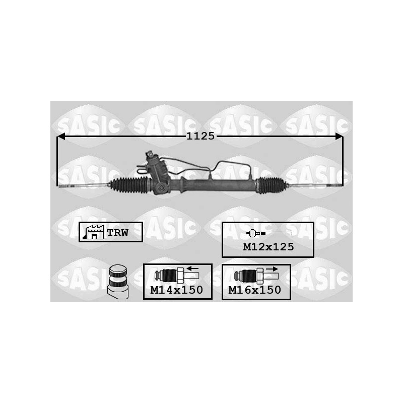 Crémaillère de direction SASIC
