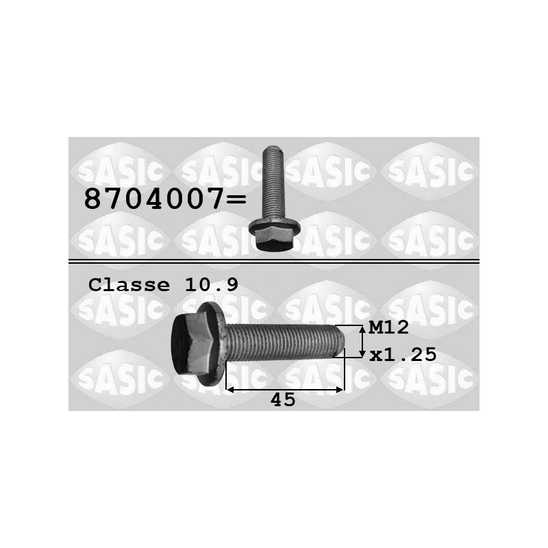 Boulon de poulie SASIC