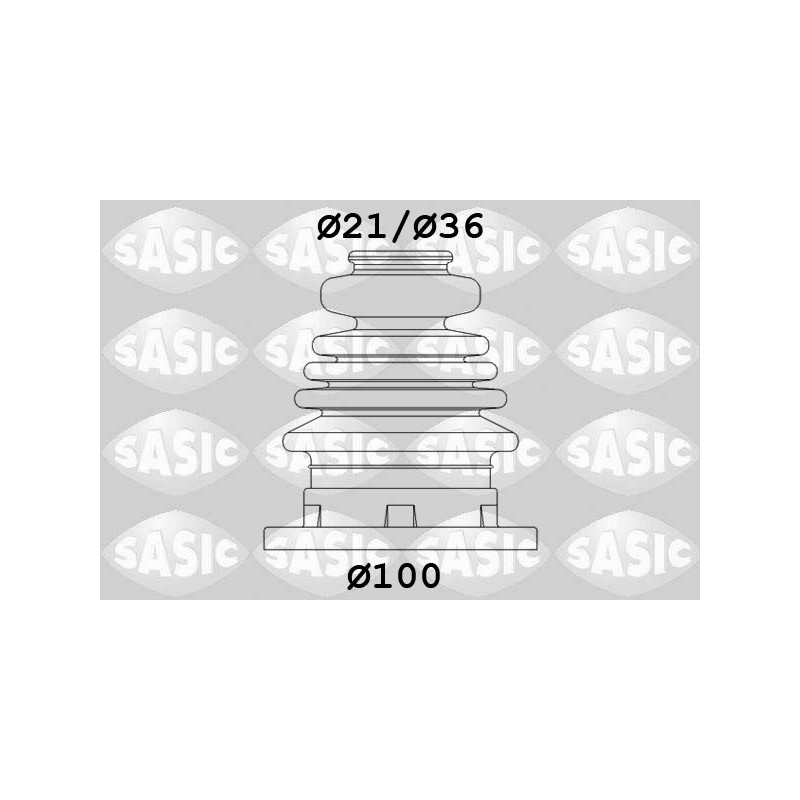 Jeu de joints-soufflets (Cardan) SASIC