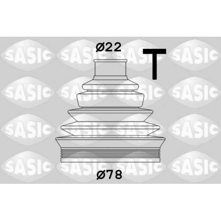 Jeu de joints-soufflets (Cardan) SASIC