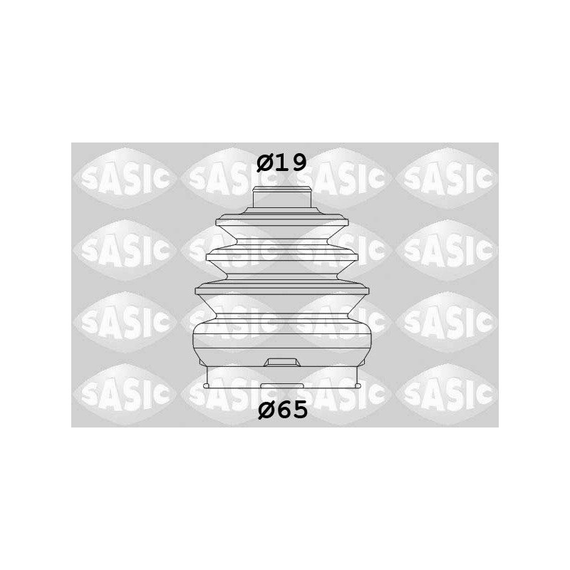 Jeu de joints-soufflets (Cardan) SASIC