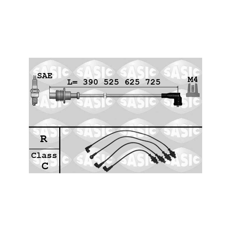 Fils de bougies / Faisceau d'allumage SASIC