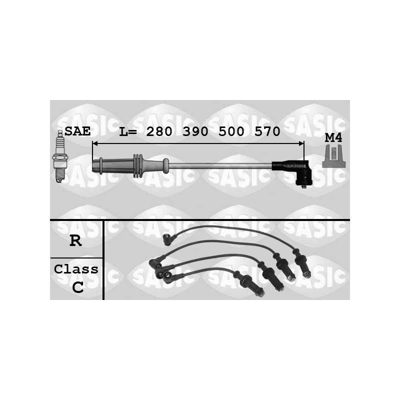 Fils de bougies / Faisceau d'allumage SASIC