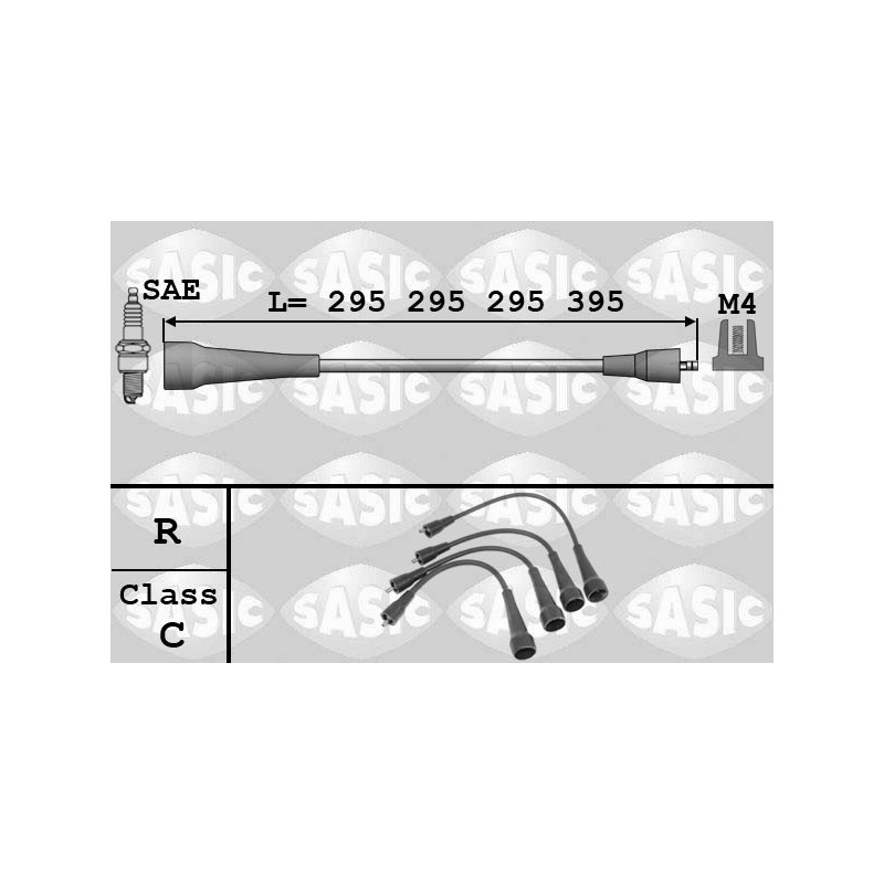 Fils de bougies / Faisceau d'allumage SASIC