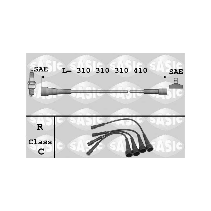 Fils de bougies / Faisceau d'allumage SASIC