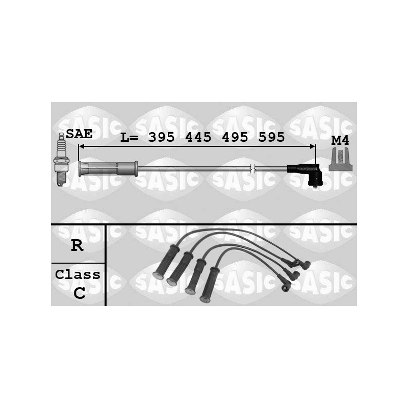 Fils de bougies / Faisceau d'allumage SASIC