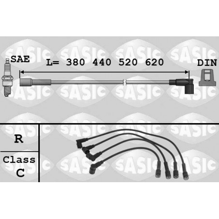 Fils de bougies / Faisceau...