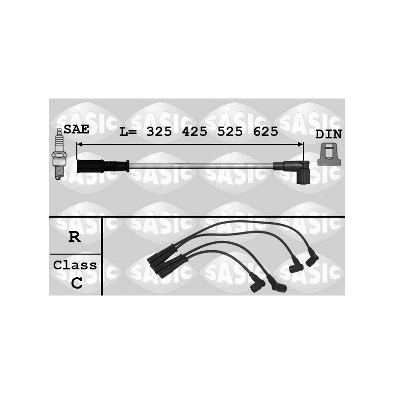 Fils de bougies / Faisceau d'allumage SASIC