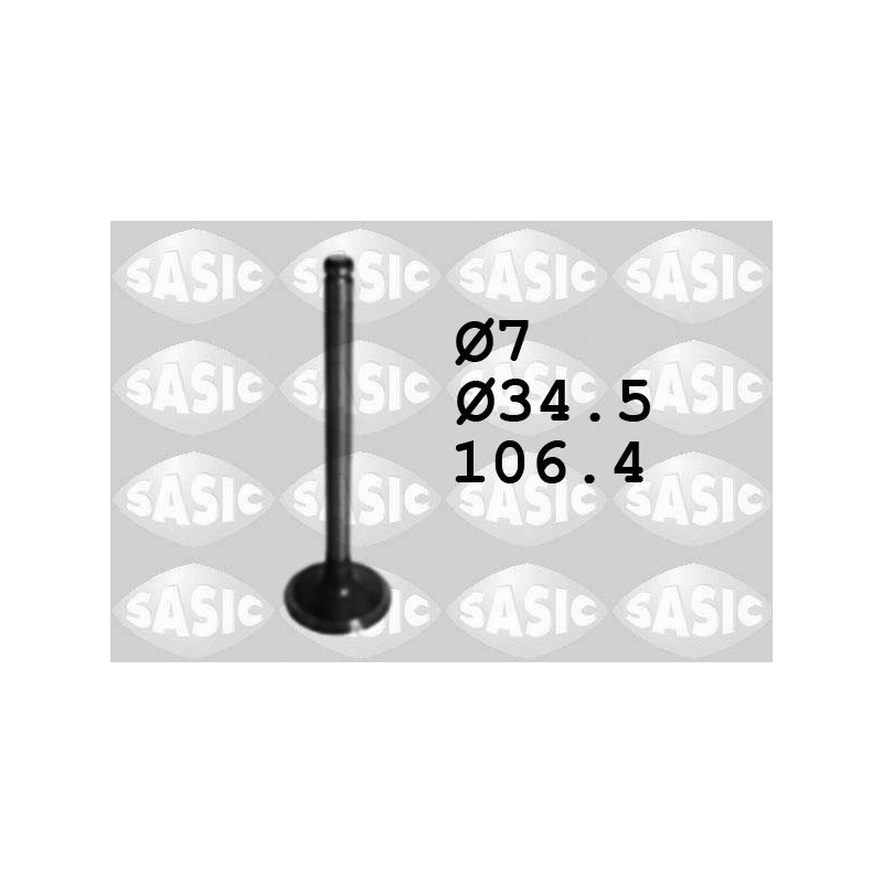 soupape d'admission SASIC