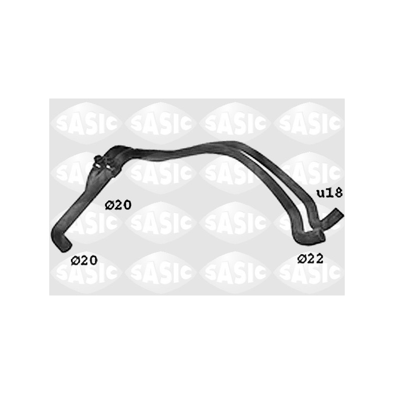 Durite de radiateur SASIC