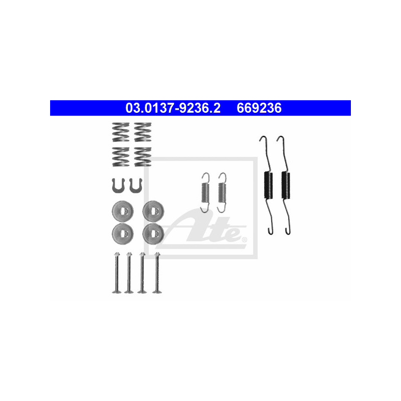 Kit d'accessoires (mâchoire de frein) ATE