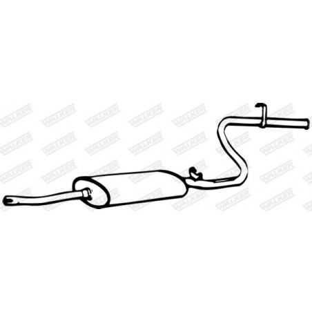 Silencieux arrière WALKER