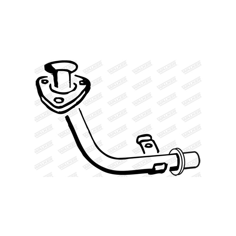 Tuyau d'échappement WALKER