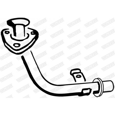 Tuyau d'échappement WALKER