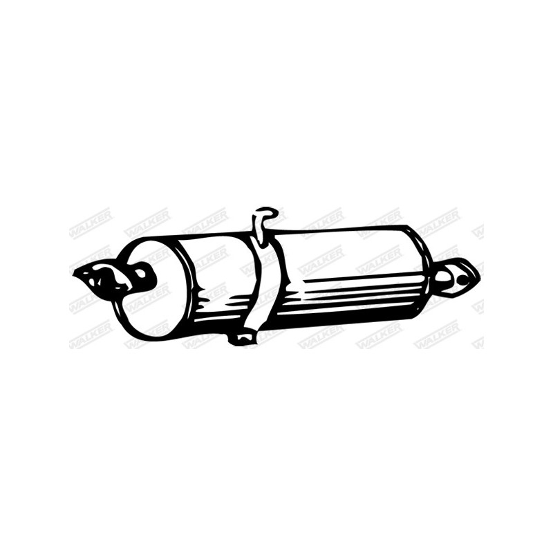 Silencieux arrière WALKER