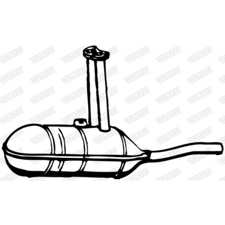 Silencieux arrière WALKER