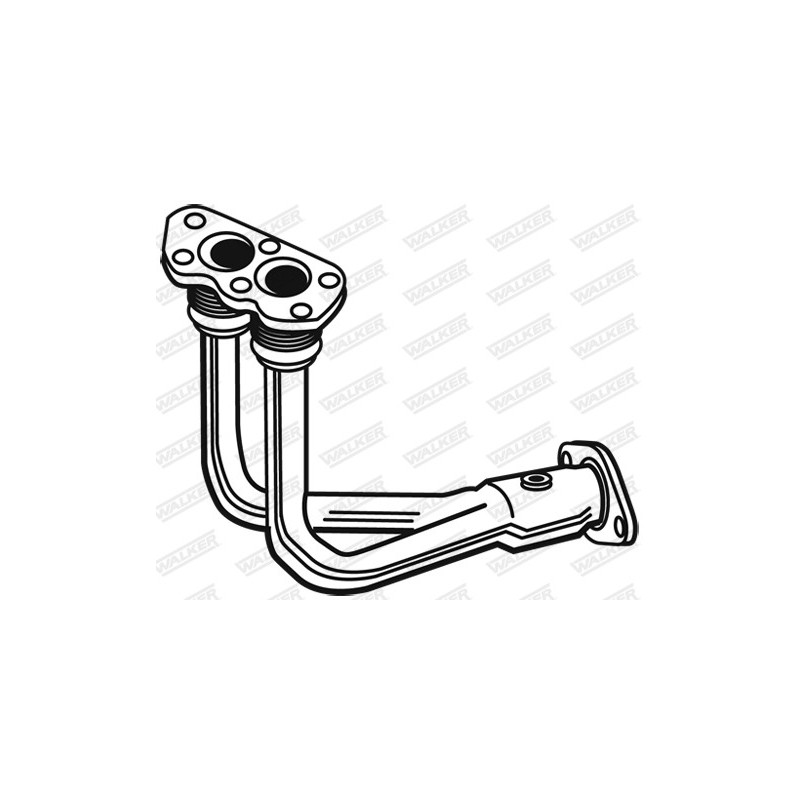 Tuyau d'échappement WALKER