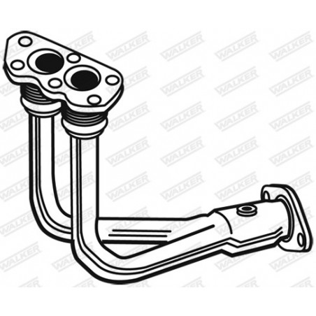 Tuyau d'échappement WALKER