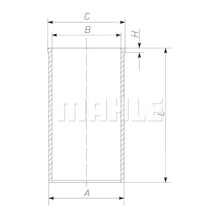 Chemise de cylindre MAHLE