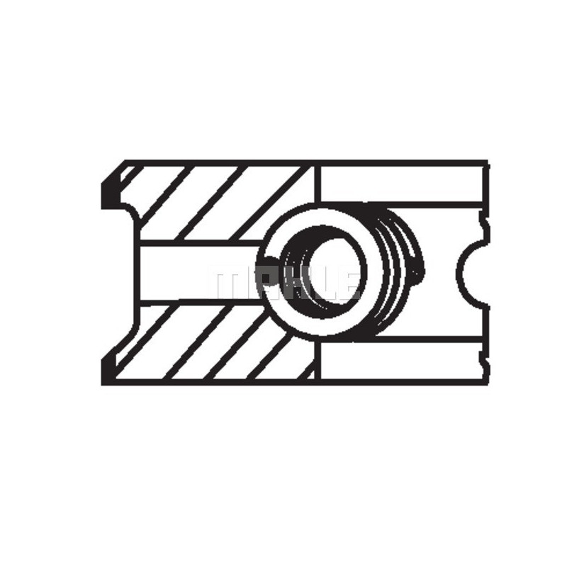 Jeu de segments de pistons MAHLE