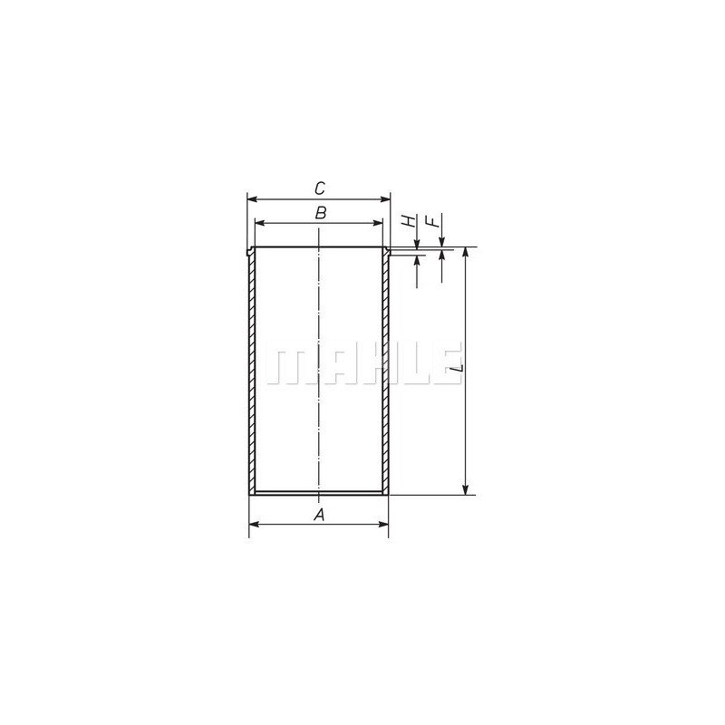 Chemise de cylindre MAHLE