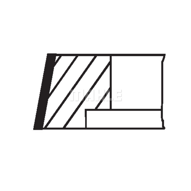 Jeu de segments de pistons MAHLE