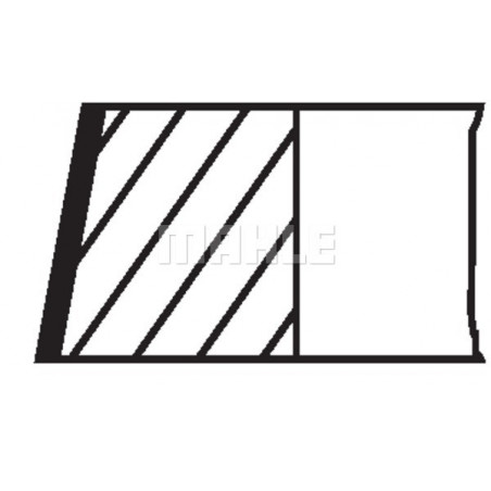 Jeu de segments de pistons...