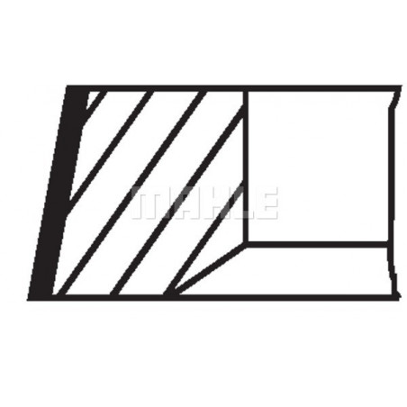 Jeu de segments de pistons...