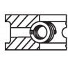 Jeu de segments de pistons MAHLE