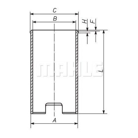 Chemise de cylindre MAHLE