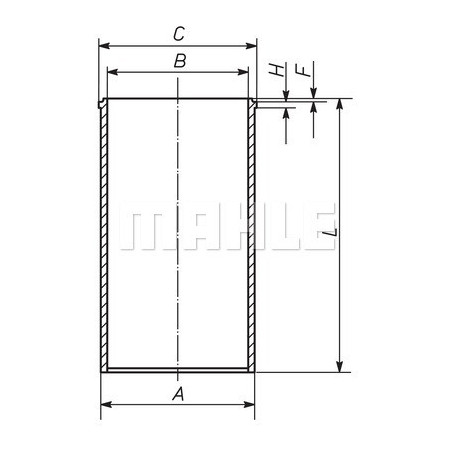 Chemise de cylindre MAHLE