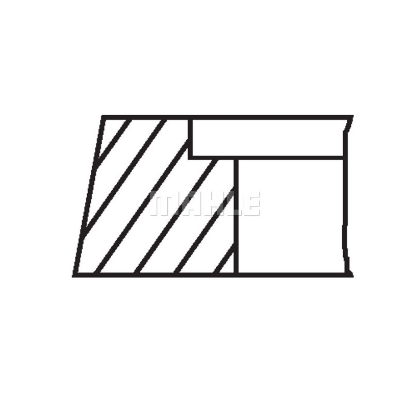 Jeu de segments de pistons MAHLE