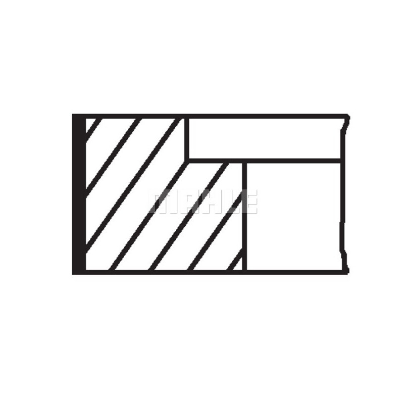 Jeu de segments de pistons MAHLE