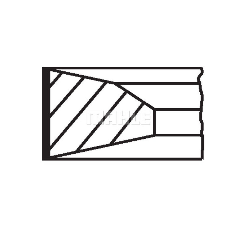 Jeu de segments de pistons MAHLE