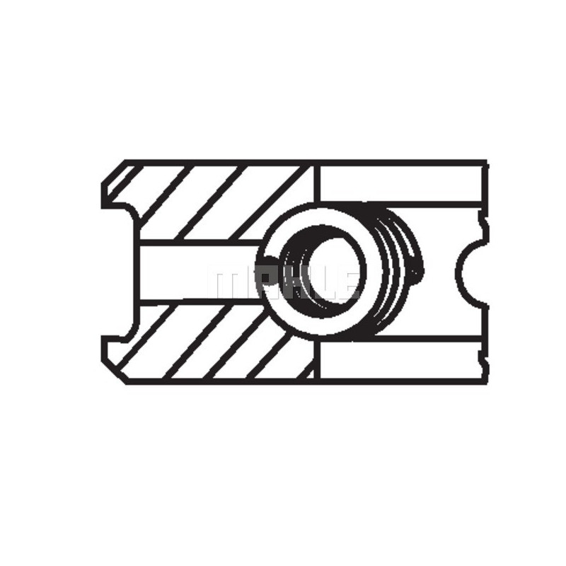 Jeu de segments de pistons MAHLE