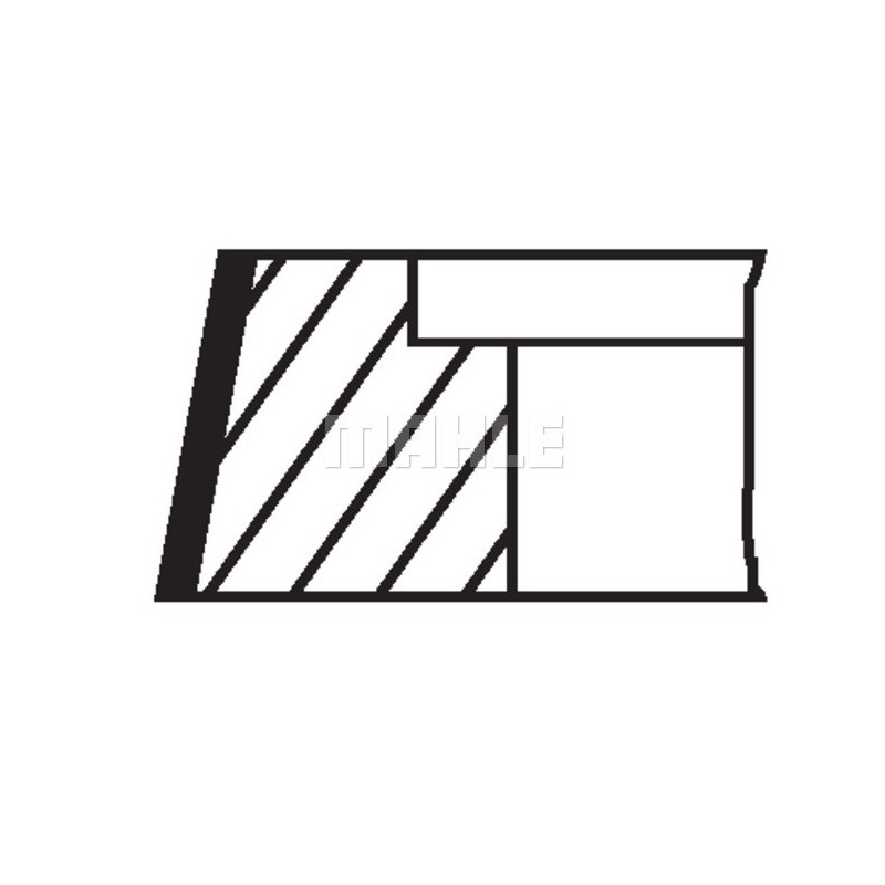 Jeu de segments de pistons MAHLE