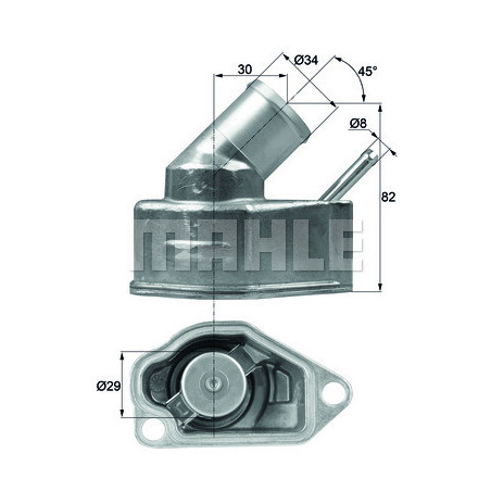 Thermostat d'eau MAHLE