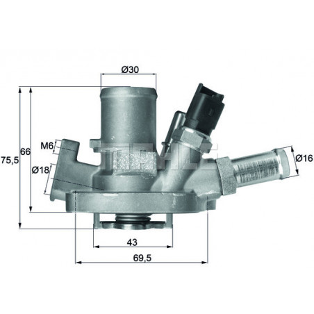 Thermostat d'eau MAHLE