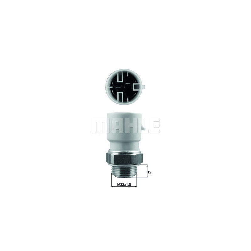 Interrupteur de température (ventilateur radiateur) MAHLE