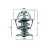Thermostat d'eau MAHLE