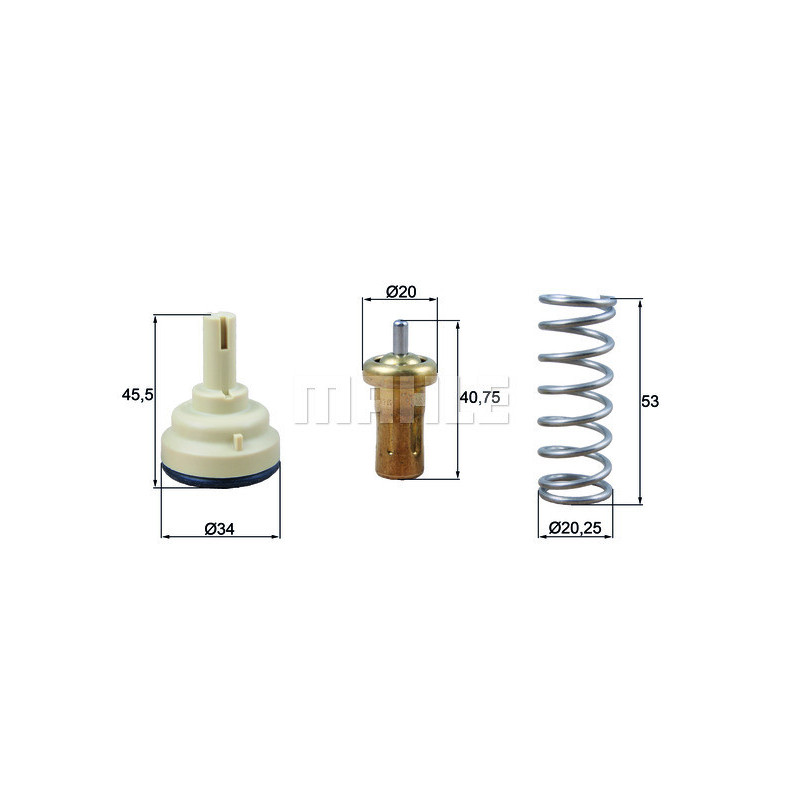 Thermostat d'eau MAHLE