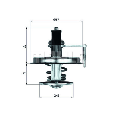 Thermostat d'eau MAHLE