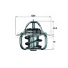 Thermostat d'eau MAHLE
