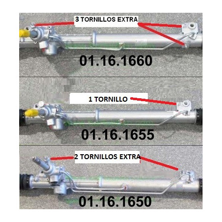 Crémaillère de direction LIZARTE