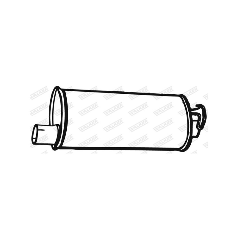 Silencieux arrière WALKER