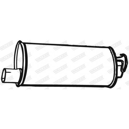 Silencieux arrière WALKER