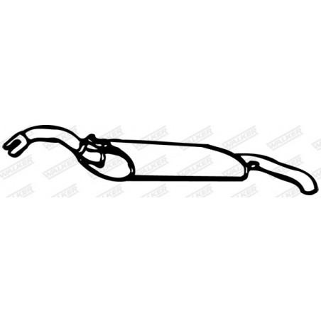 Silencieux arrière WALKER