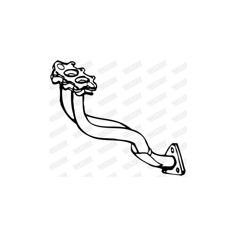 Tuyau d'échappement WALKER