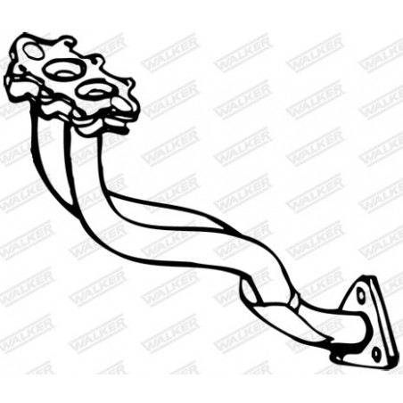 Tuyau d'échappement WALKER