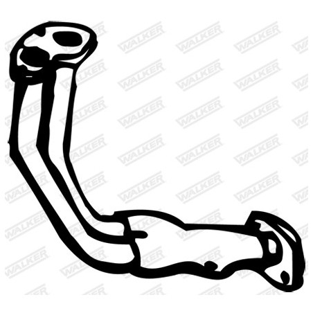 Tuyau d'échappement WALKER